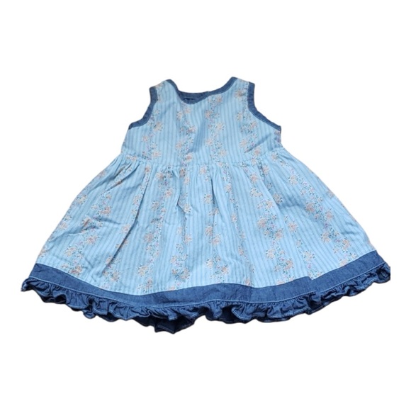 Baby GAP Floral Denim Dress - Newborn (0-3months) - Picture 1 of 9